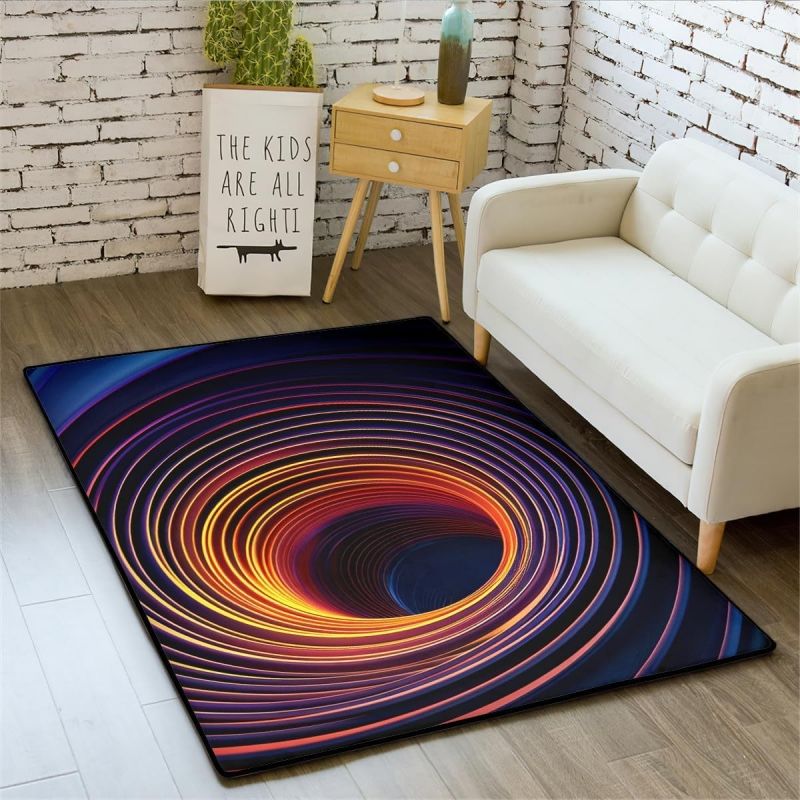3D visual carpet, living room carpet, sofa coffee table, dirt resistant carpet ,floor mat