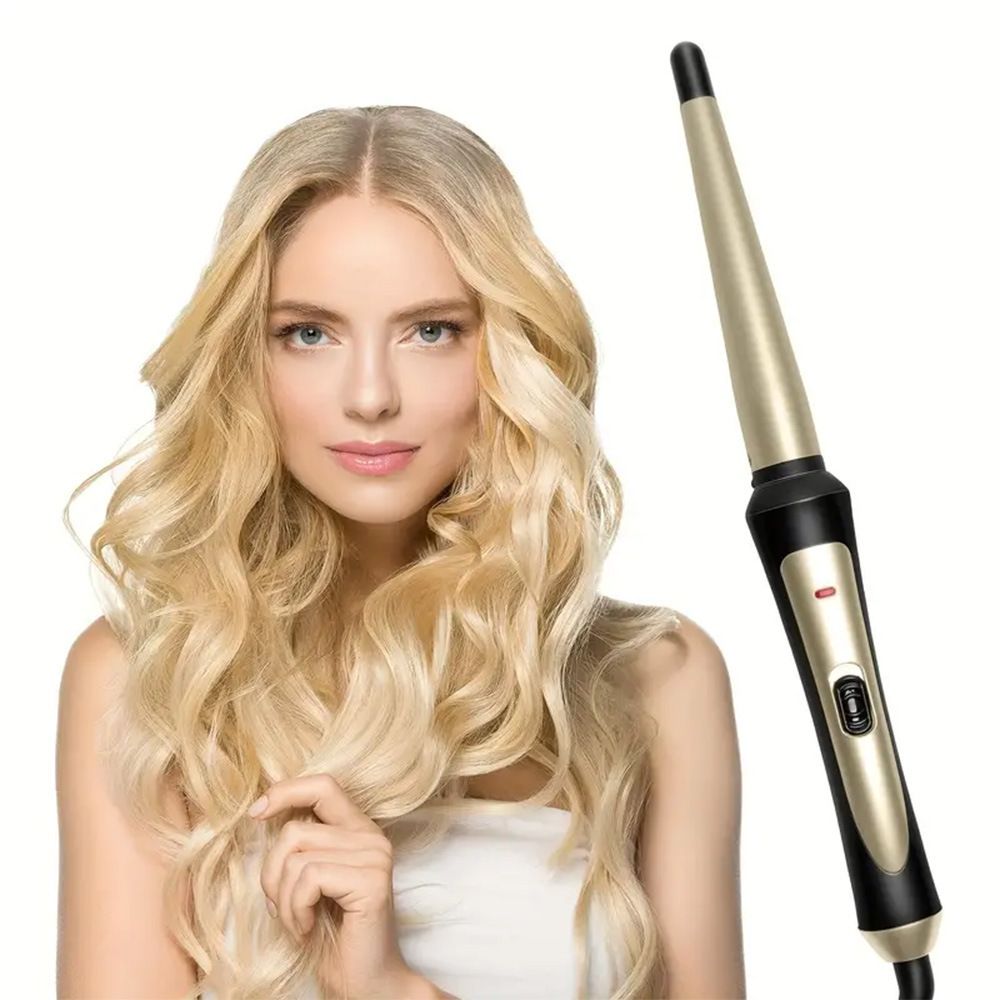 Cross-border curling iron 25-13mm cone-shaped pointed curling iron curly wave styling electric curling iron