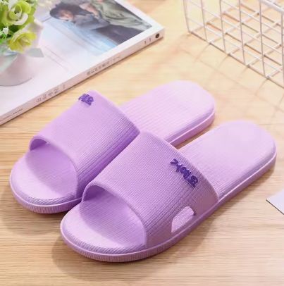 Summer women man comfortable home bathroom PVC slides slipper sandals