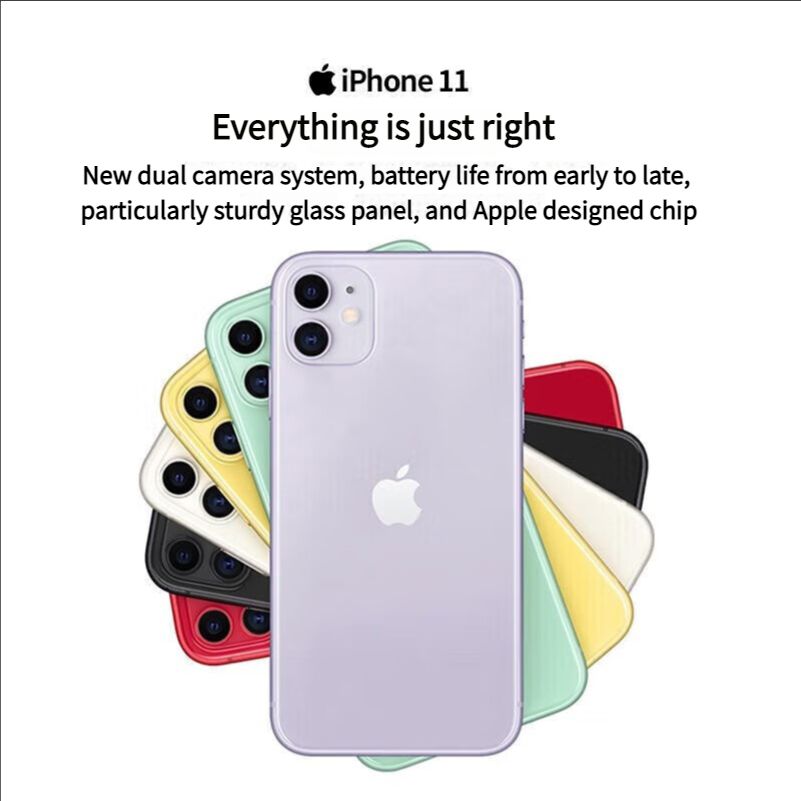Apple iPhone 11-6.1" -128G HDD-4GB RAM 99%New 