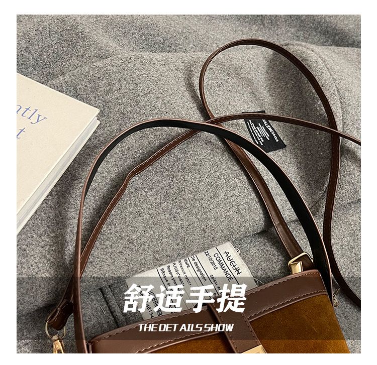 Miss DG 2025 new retro leopard print bag casual shoulder messenger bag