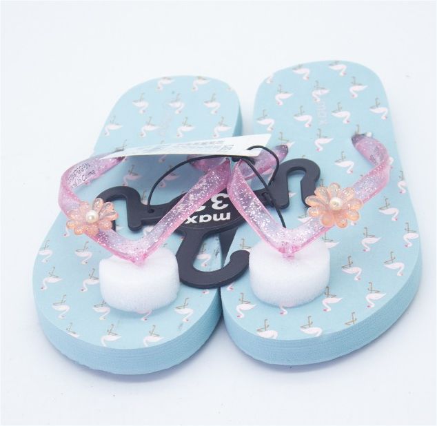 Children's Custom Logo Print PVC Flipflops Slipper- Outdoor Strand Unisex Slipper