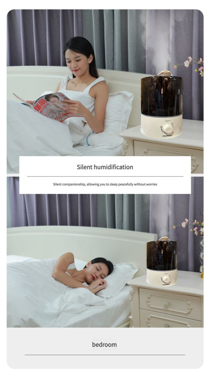 Apajia bedroom humidifier large purification humidifier large capacity spray cloud antibacterial intelligent humidification air purifier