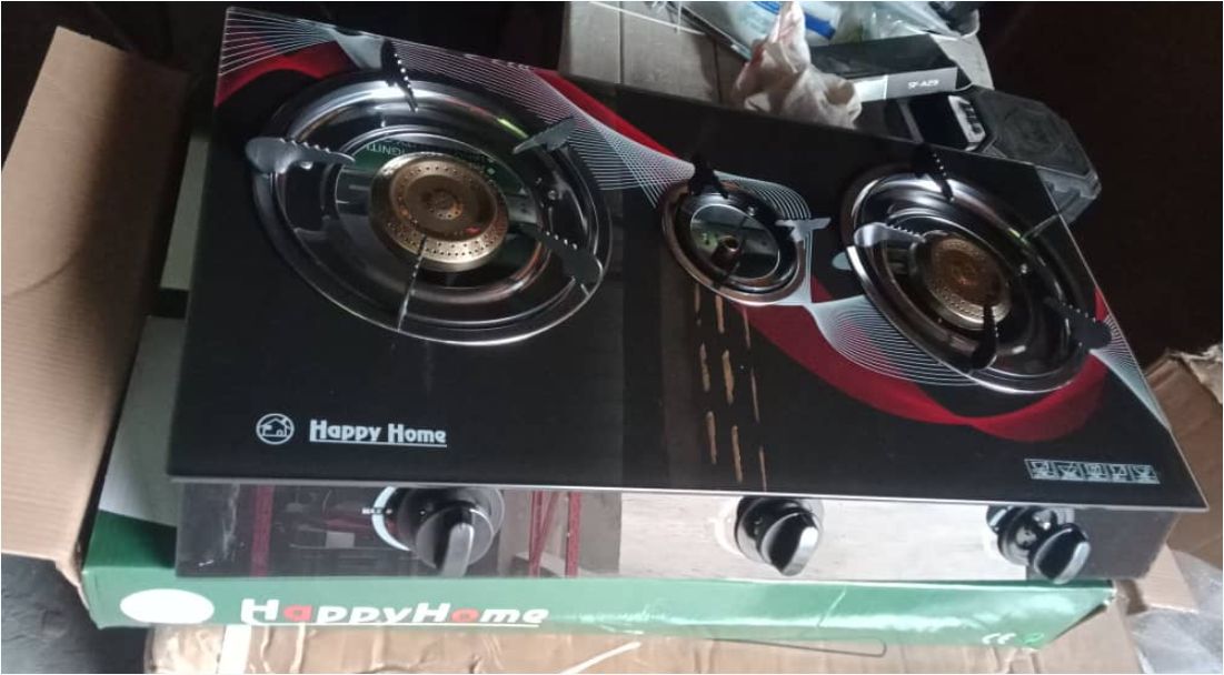 HAPPY HOME SUPPER 3 BURNER COOKING STOVE