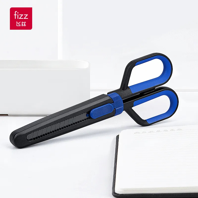 FZ21213 Fizz Cutting Safe Multipurpose Scissors Stainless Art Knife For Office School Supplies Craft Sewing DIY Scrapbooking
