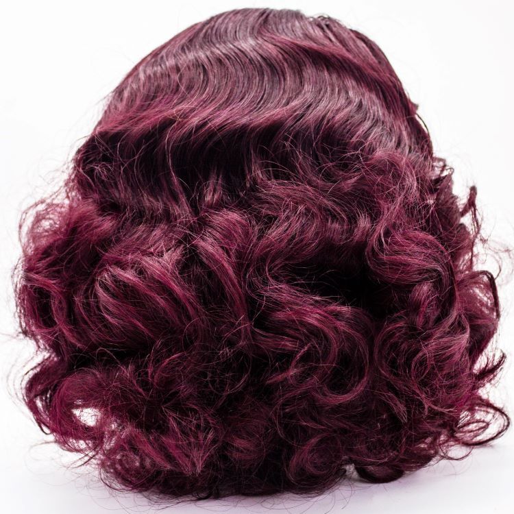 Beauty true lace headset top grade short FX-15 4*4 WIG33B human hair lace front wigs for women
