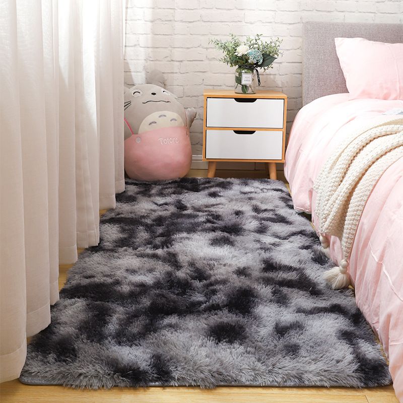 Tie dye silk wool carpet ，Large size plush carpet ，Silk wool carpet 40*200cm,50*200cm,60*200cm,80*200cm,200*300cm Living room sofa blanket，Bedside blanket in the bedroom floor mat