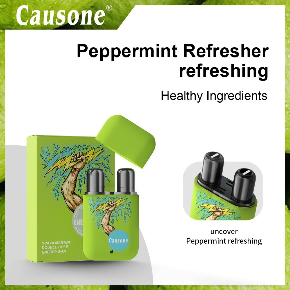 CAUSONE Thunder Blade Dual-hole Nasal Inhaler, Portable Cooling Aroma Stick, Refreshing Nasal Essential Oil Stick, Comfort Scented Inhaler for Travel, Driving and Daily Use
