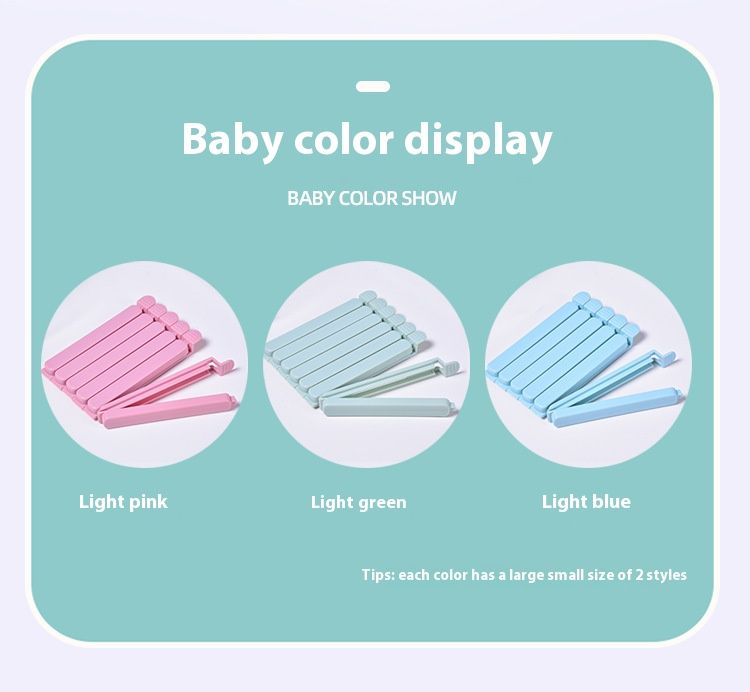 AUNONT Snack Clip Dustproof Moistureproof Sealer Food Freshness Sealing Clip Large Snack Sealing Clip