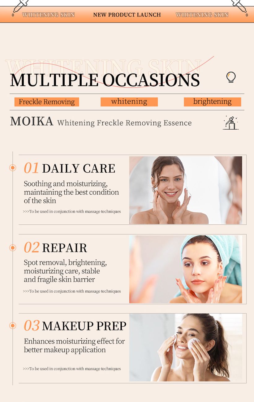 MOIKA Whitening and Anti-Freckle Essence Anti-Wrinkle Firming Skin Care Essential Oil