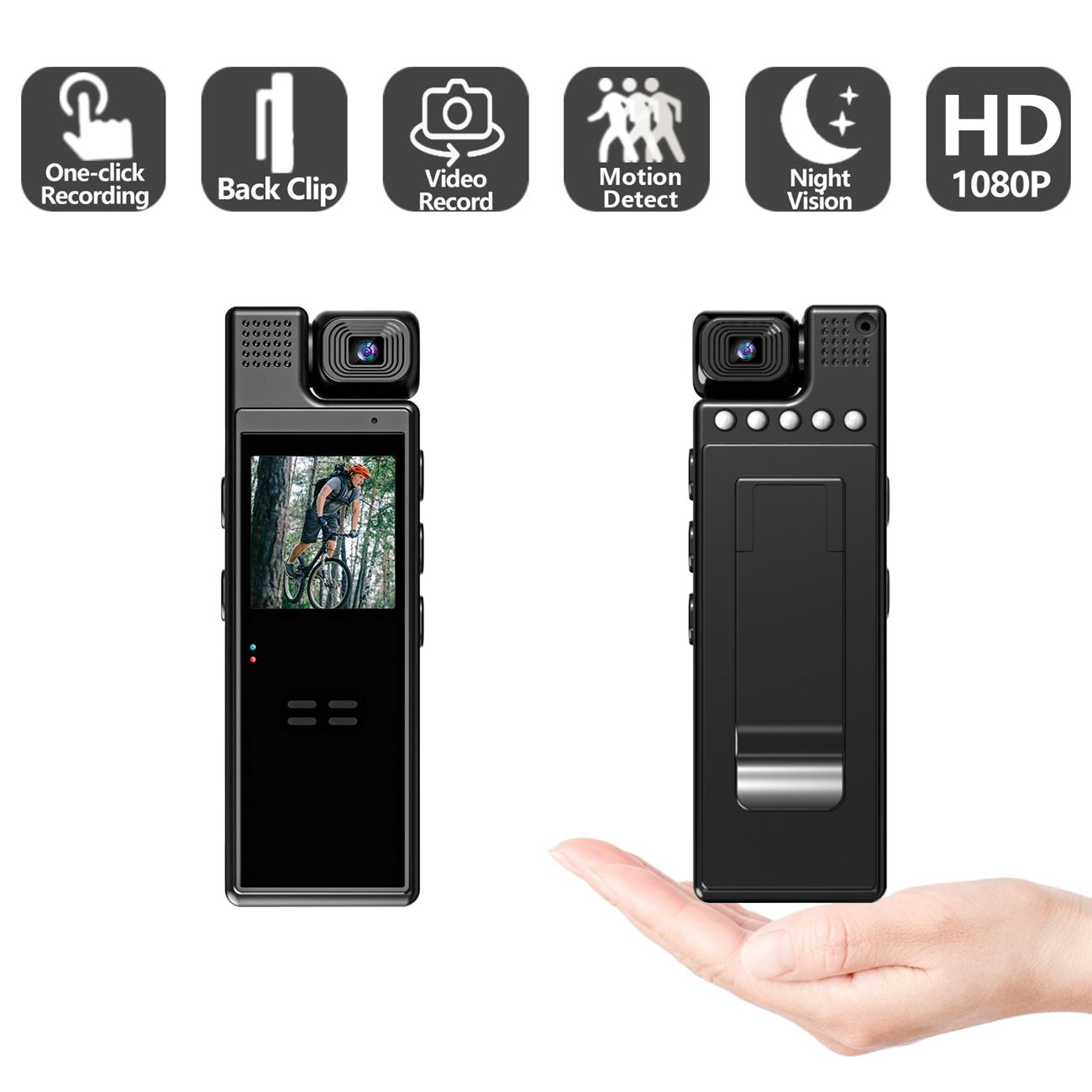 L9 sports camera ultra-clear picture quality portable outdoor video wifi camera conference recorder recording pen HD night vision
