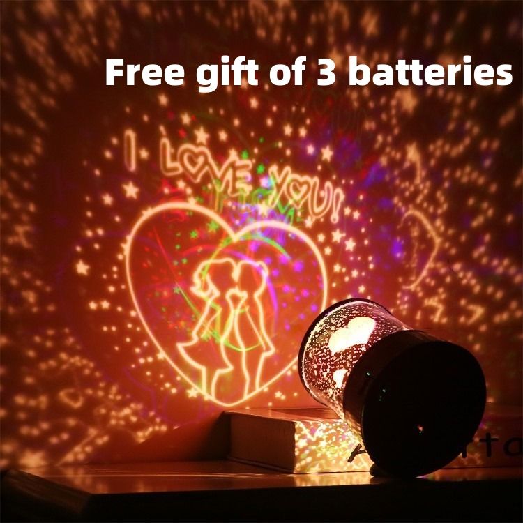 Night light Dreamy Starry Sky Light, Projection Light, Bedroom Atmosphere Light, Colorful USB Nightlight, LED Light Birthday Gift CRRSHOP Lighting, Atmosphere Lamp