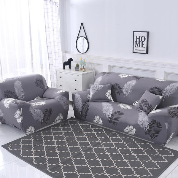 Elastic Four-seat Sofa Cover All-inclusive Cover Four Seasons Universal Combination Living Room Sofa Cover Full Cover

