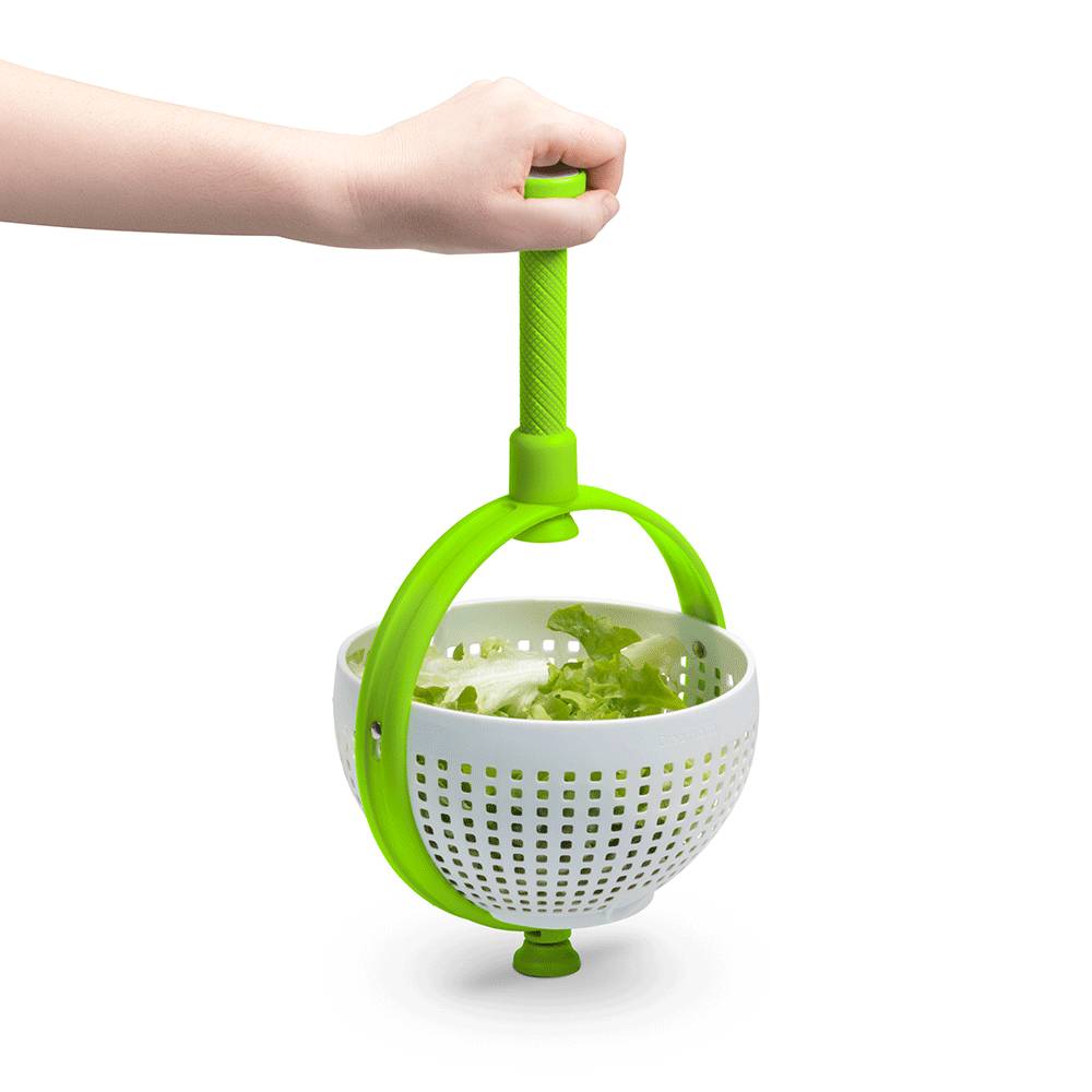 Salad Spinner Fruit Vegetable Dryer Lettuce Greens Washing Basket Drain Crisper Strainer Spinning Colander Kitchen Accessories