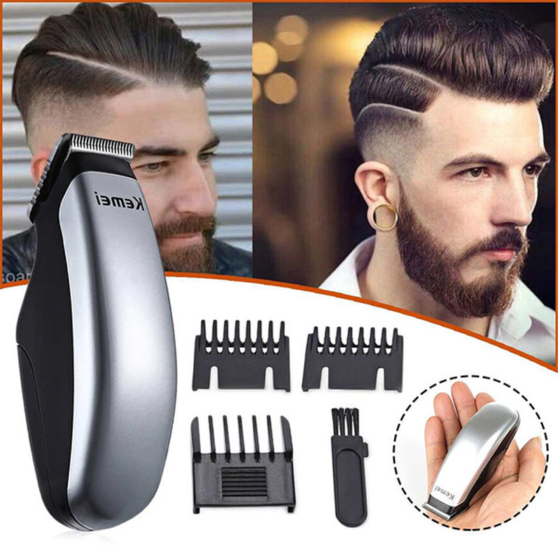 Kemei Newly Design Electric Hair Clipper Mini Hair Trimmer Cutting Machine Beard Barber Razor For Men Style Tools