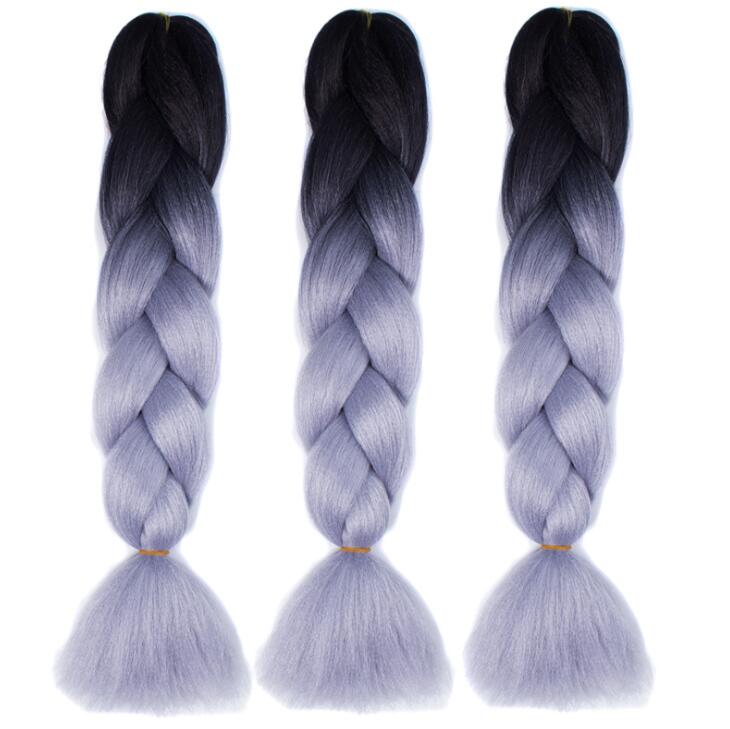 Africa Dreadlocks Ombre Small Braids Colorful Hair Wigs for Black Girl