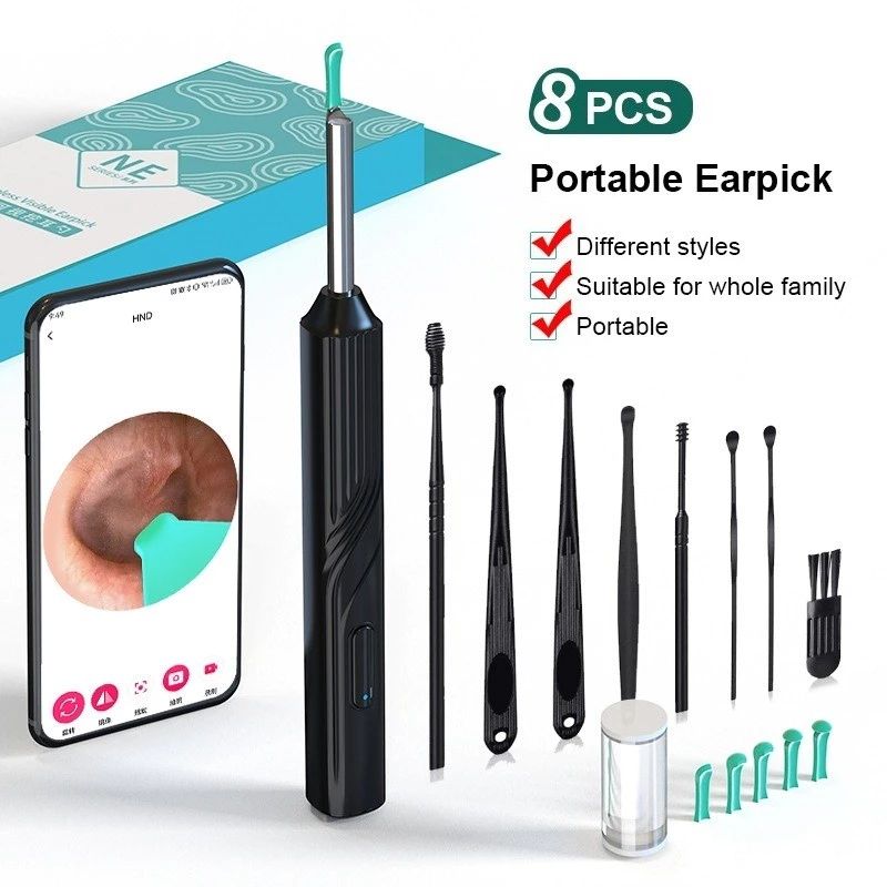 Smart Visual Earpick With Camera For Baby Adult Otoscope Endoscope Camera for Android IOS Earwax Removal