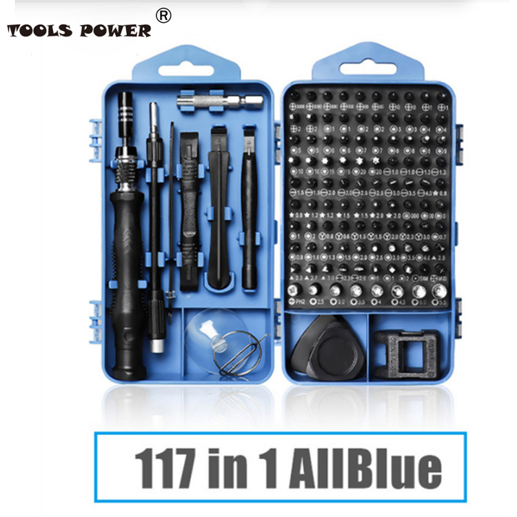  Tool Power 117 in 1 Screwdriver Set [Blue]