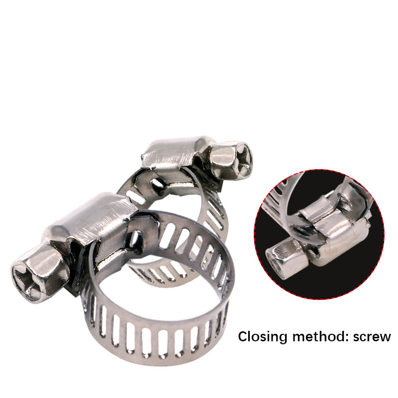 10pcs  Automobile line clamp stainless steel pipe clamp clamp buckle water pipe clamp leather pipe buckle clamp gas pipe clamp