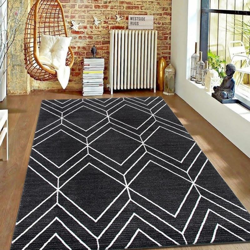 Carpet Crystal velvet geometric pattern carpet,Bottom anti slip floor mat 40*60cm,50*80cm,60*90cm mat 