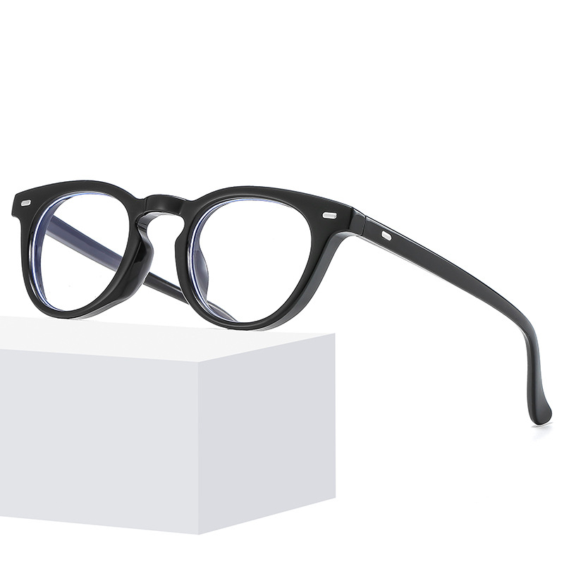 3595 New Trend Women Eyeglasses Anti-Blue Light Men Optical Computer Eye Glasses Vintage Round Plastic Glasses Frame Eye Wear