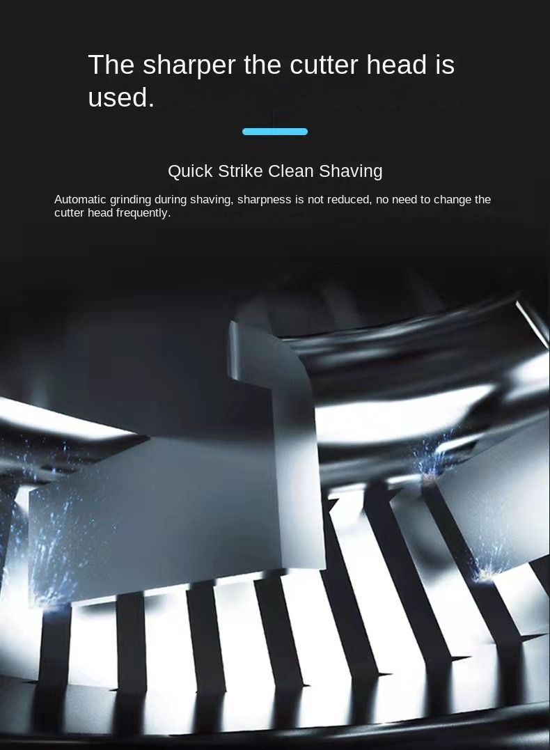 8806 dual-color optional stand-alone three-in-one shaver USB rechargeable shaving razor