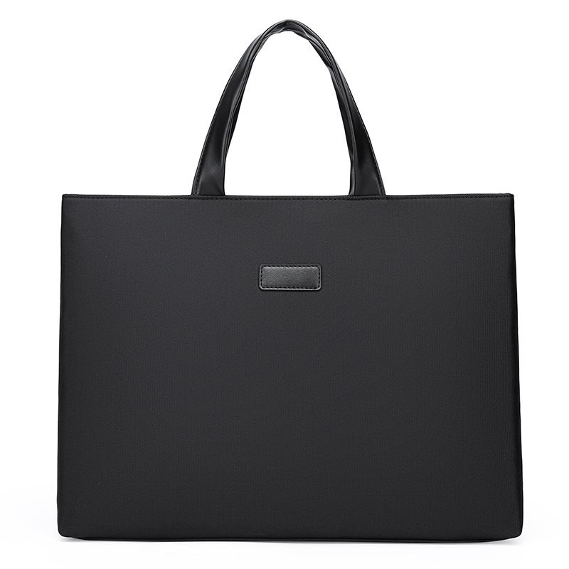 Stylish a4 document bag Portable Document bag Oxford Cloth Business briefcase Women's and men's business bag Conference bag