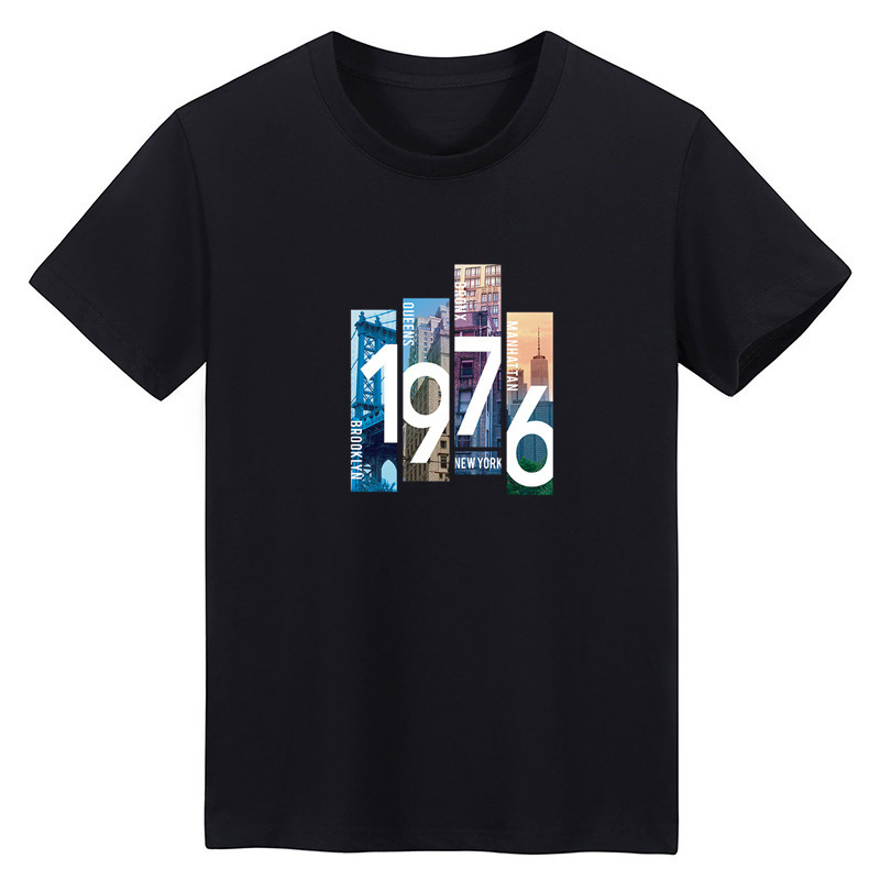 Men's US City District 1976 Graphic Short Sleeve Tee T-shirt