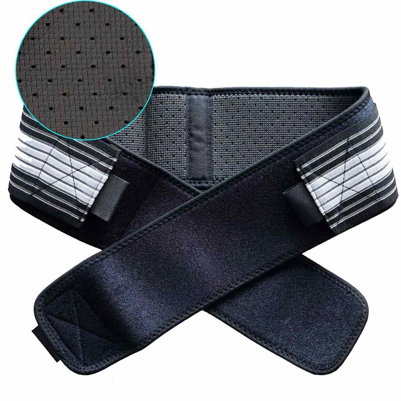 Adjustable Pelvic Support Belt, Breathable Postpartum Recovery & Waist Trainer for Men & Women, Elastic Hip Compression Band for Postpartum and Back Support
