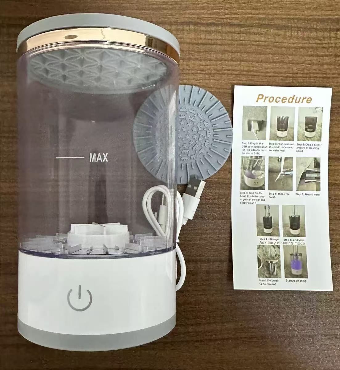 Automatic Makeup Brush Cleaner - Deep Clean & Dry 