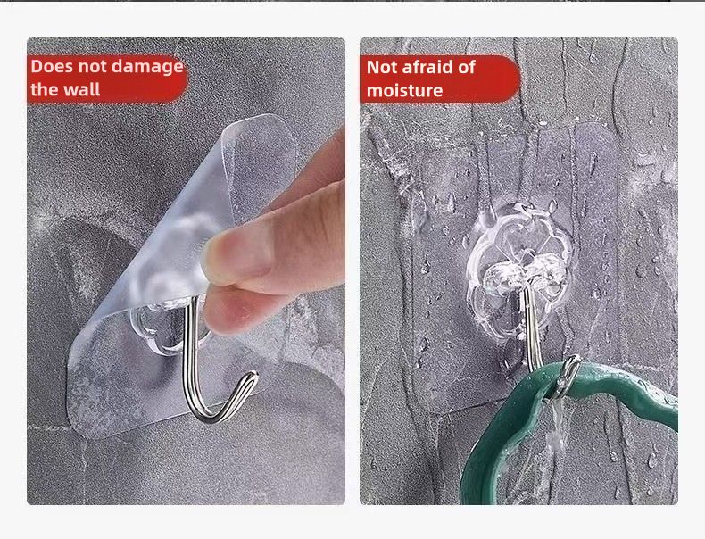 12 Pack Thickened and Strong traceless storage Hooks