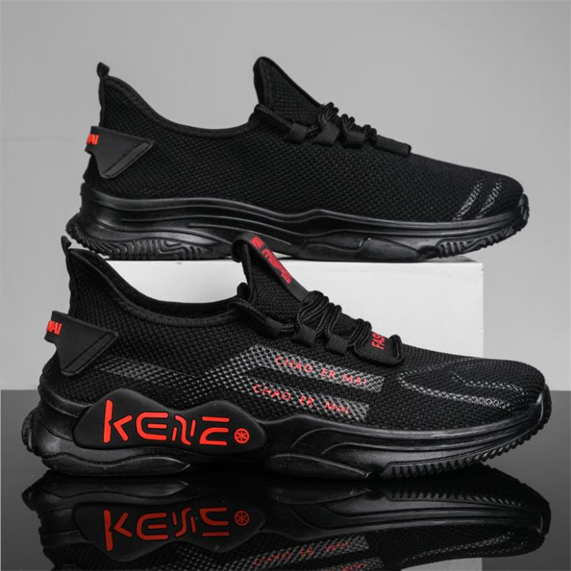 2021 fashion new men's shoes breathable casual sports men's running shoes breathable non-slip wear-resistant comfortable shoes