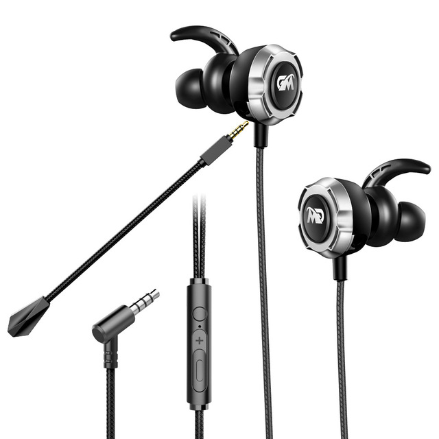  New 3.5 mm Stereo Wired Gaming Earphone Earbuds With Microphone