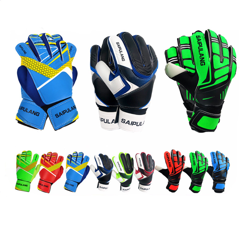 SMT00501 Soccer Goalie Goalkeeper Glov for Kids Boys Children Football Glov Protection Super Grip Palms