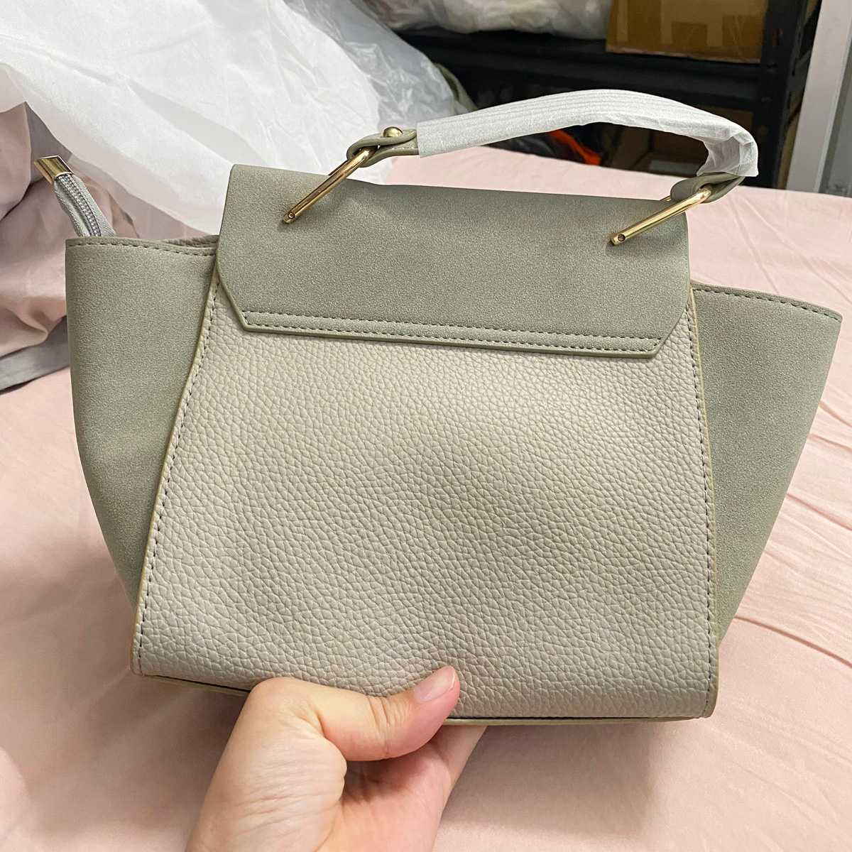 New frosted European and American retro chain crossbody small bag hand-held simple wing bag Bags