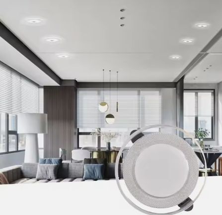 Recessed Ceiling Light Led Downlights 7W RGB  Round Indoor Led Spot Light Ceiling Commercial Panel Light Downlight
