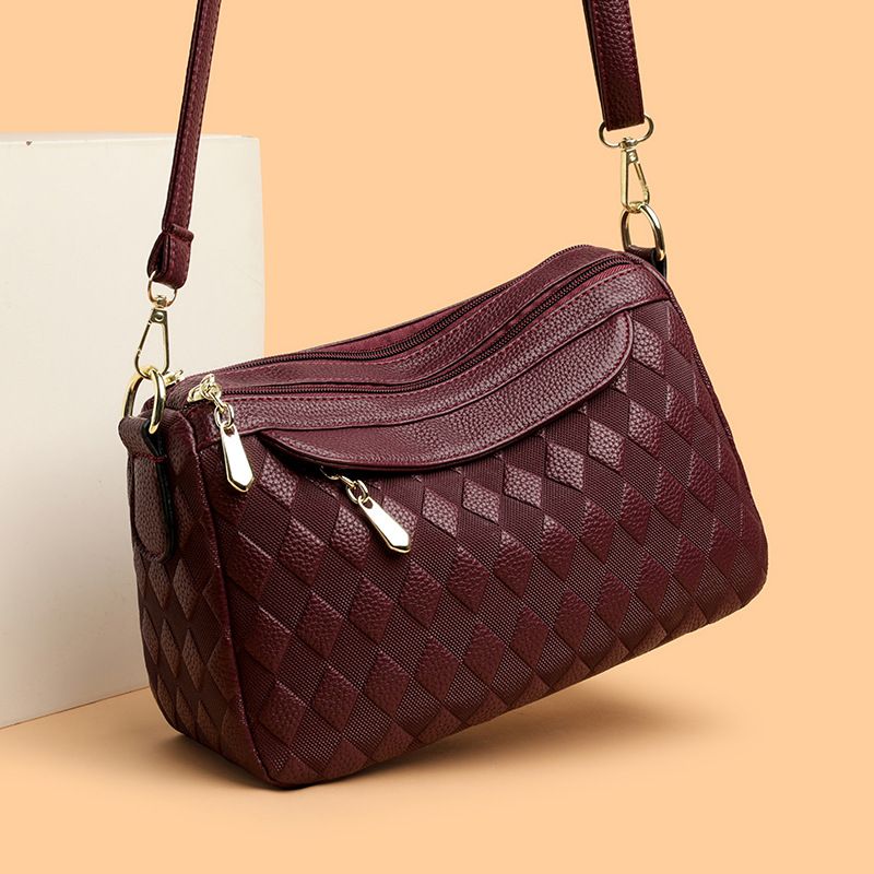 Fashion Women Handbag for Middle‑aged Mom, Elegant Versatile Multi‑way Handheld Shoulder Crossbody Purse, Trendy Large Ladies Bag for Daily Party Occasions
