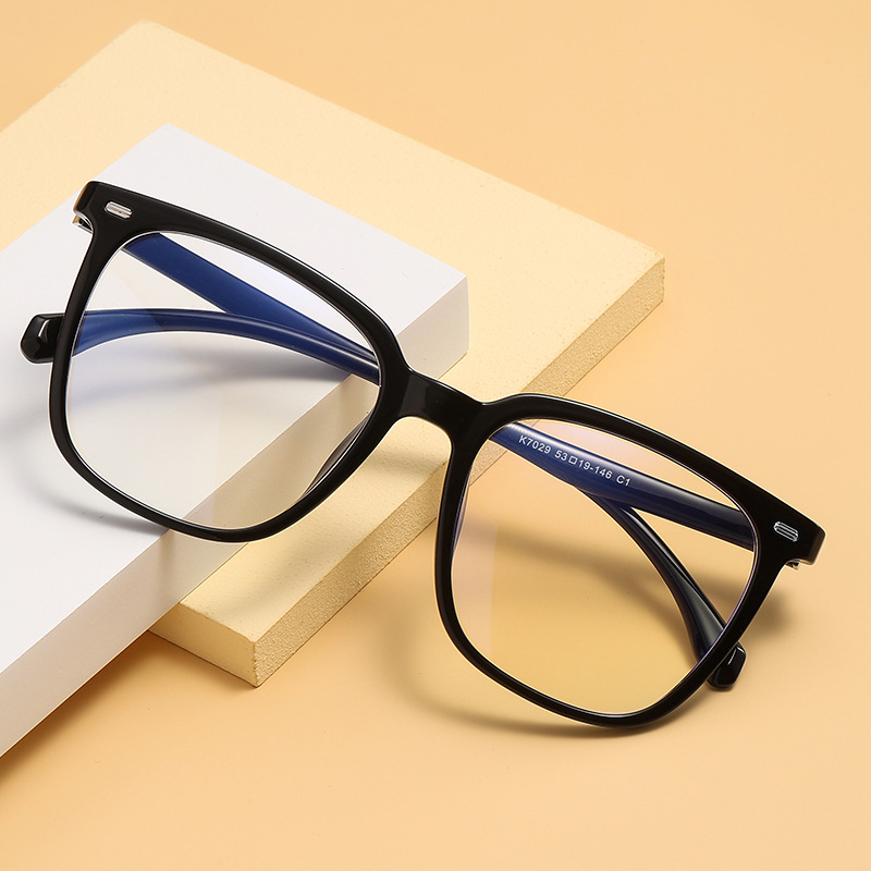 0307K Ladies Computer Anti Blue Light Eyeglasses Retro Square Optical Frame Women Eye-wear