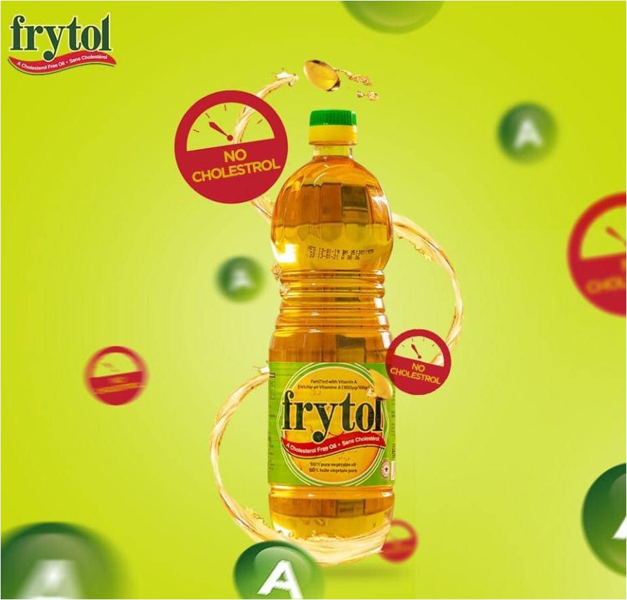 FRYTOL VEGETABLE CHOLESTEROL FREE OIL- 1L