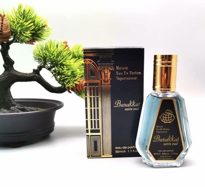 Barakkat Satin Oud Eau de Parfum, Fragrance World, Unisex, 50ml