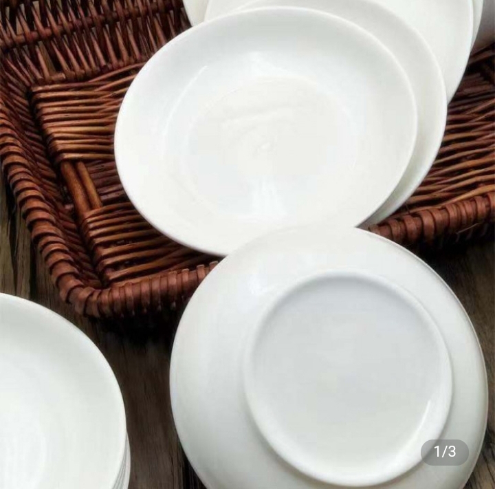 5pcs Household ceramic plates 