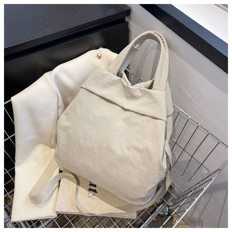 E2066 Women's Comfortable Solid Color Handbag Adjustable Shoulder Straps Crossbody Bag