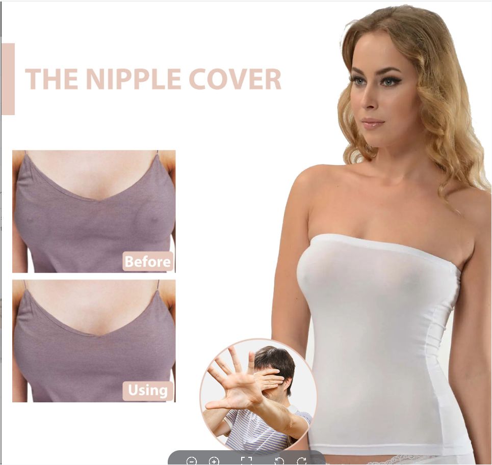 Invisible Boobs Tape 10 Pair Disposable Round Nipple Cover, Push up Boobs A to DD Cup Adhesive Bra