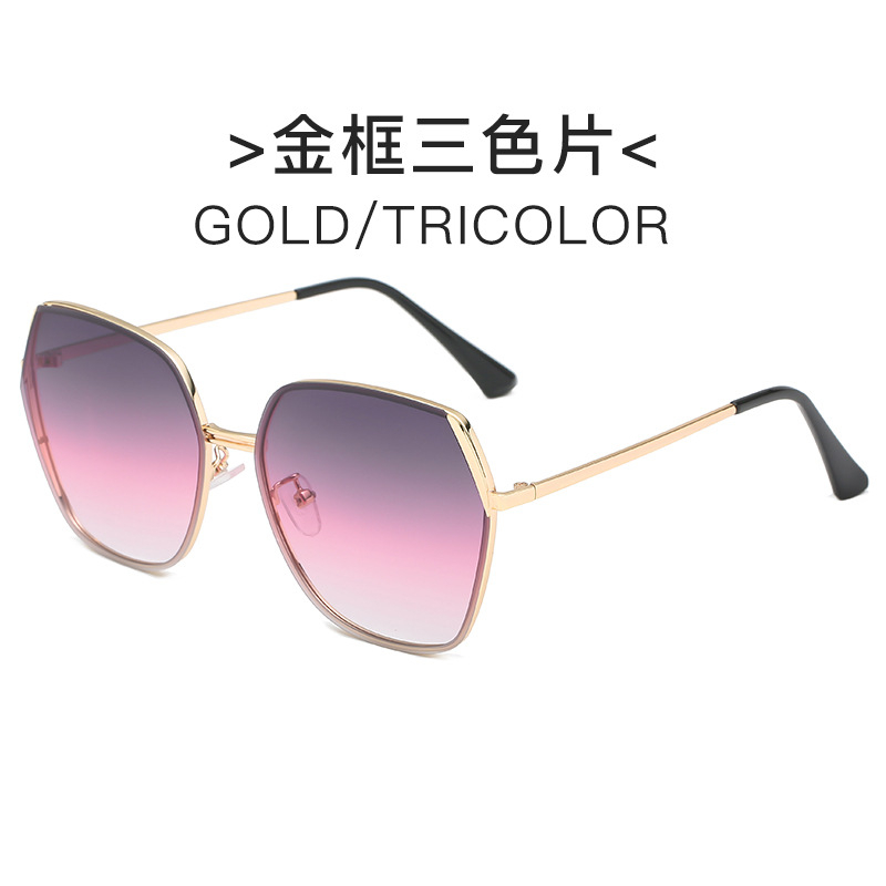 8990 Fashion Classic Pilot Gradient Sunglasses Cool Men Women Vintage Brand Design Sun Glasses