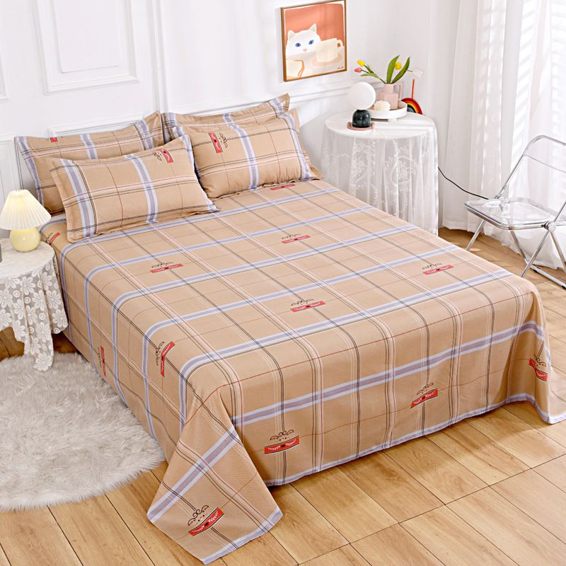 120*230cm,160*230cm,200*230cm,230*250cm Aloe vera cotton bed sheet pillow case 48*74cm CRRSHOP free shipping Matte bed cover# 07