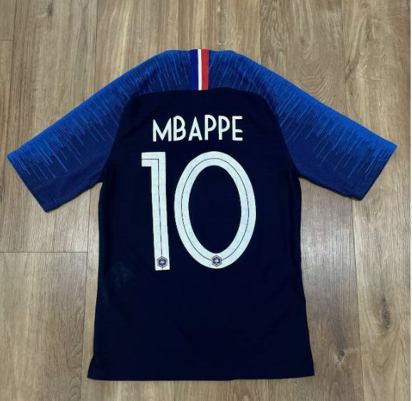 FRANCE #10 MBAPPE NIKE VAPORKNIT PLAYER ISSUE JERSEY