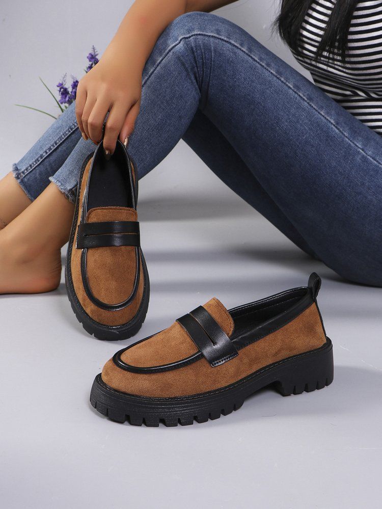 Large size loafer shoes 2024 new single shoe leopard print British style fashion shoes temperament 100 suede women's shoes 099
