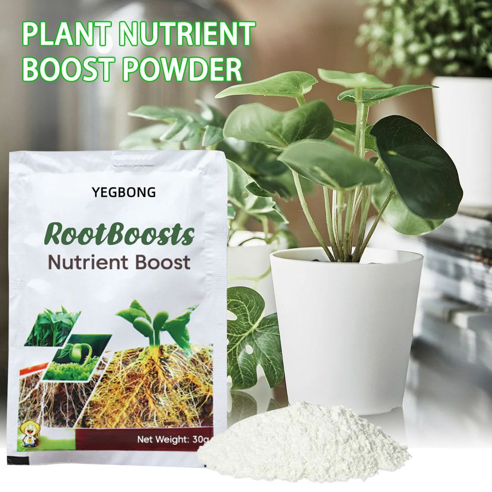 Yegbong Plant Root Booster Flower Supplement Rooting Stimulator Seeding Fertilizer Plant Cuttings Rooting Hormoone Plant Nutrient Powder