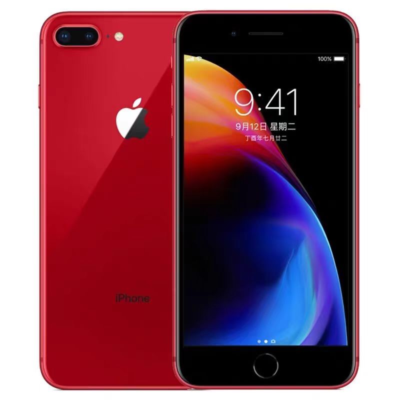 Apple iPhone 8 plus 2675mAh 3GB RAM 64G Storage 1080P(Unlocked) 【Lowest Price Online】Red