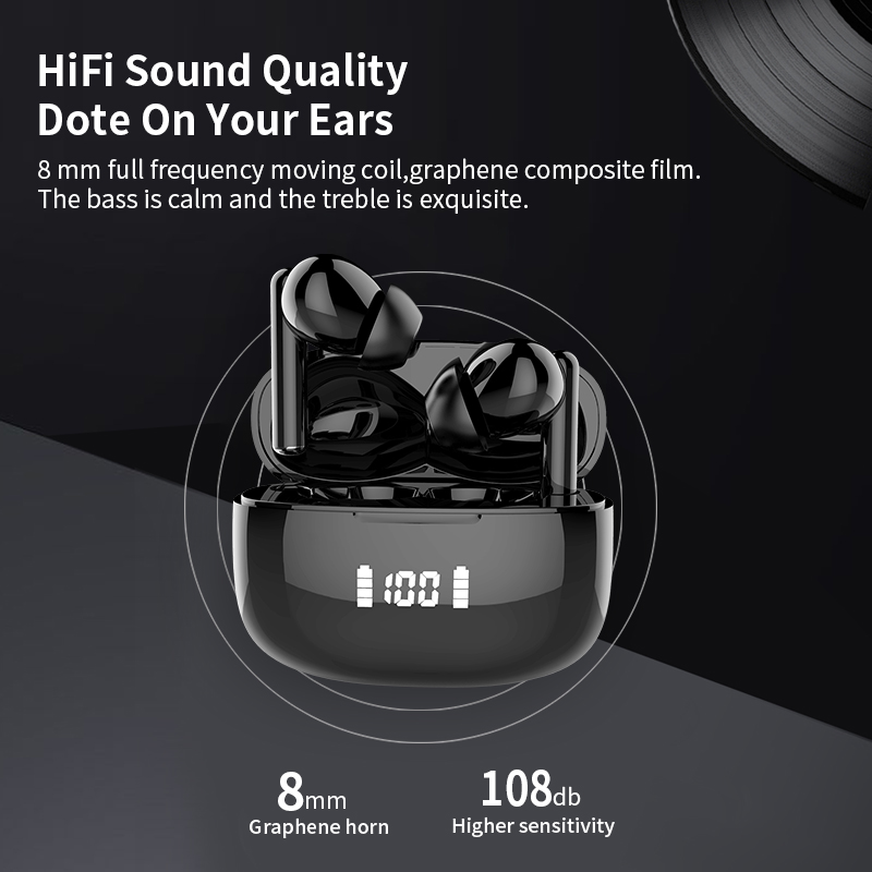 Wireless Earphones IPRO K1Pro Sports In-Ear TWS Earbuds HD Stereo For Xiaomi fone auriculares Headphone Black
